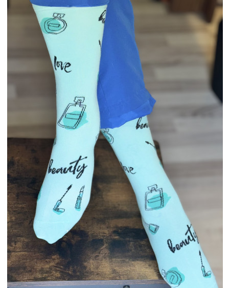 Kniesocken in schönem Türkis