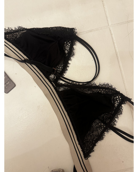 old worn designer bra 