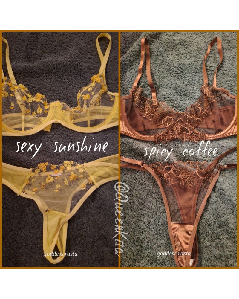 Dessous Sets duftastisch-creamig-intensiv (Slip+BH, Bodys)