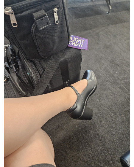 Flight attendant heels