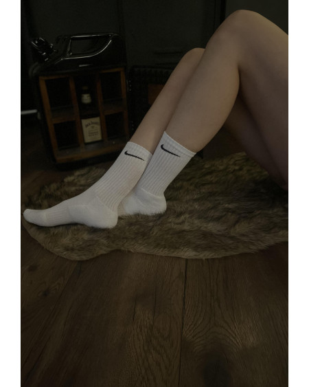 Weiße Tennissocken- ich trage sie extra für dich