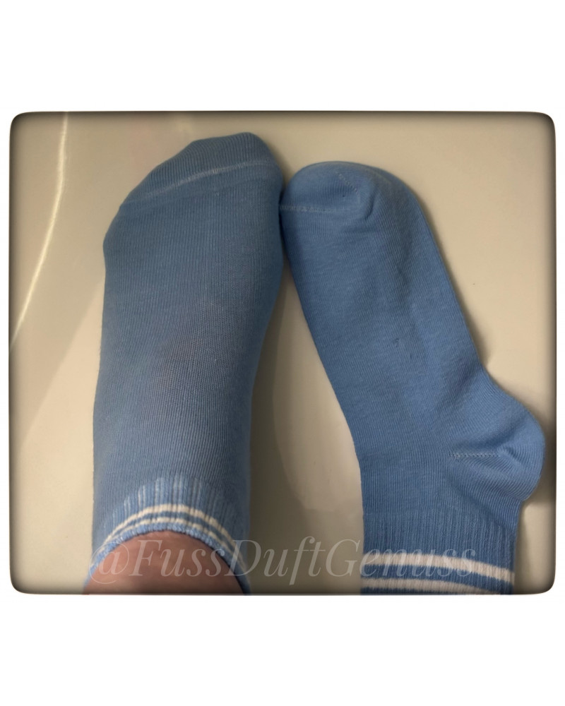Baby blaue Socken 