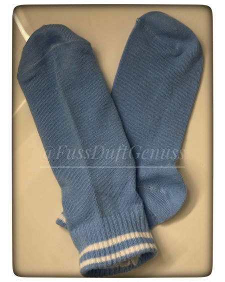 Baby blaue Socken 