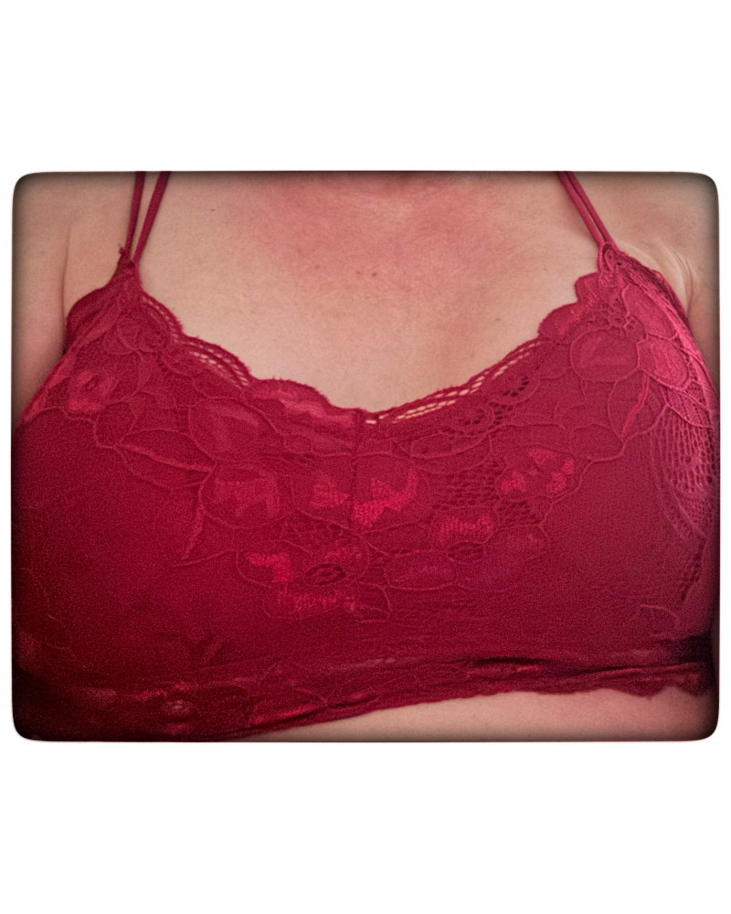 Bustier mit weicher Spitze