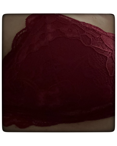 Bustier mit weicher Spitze