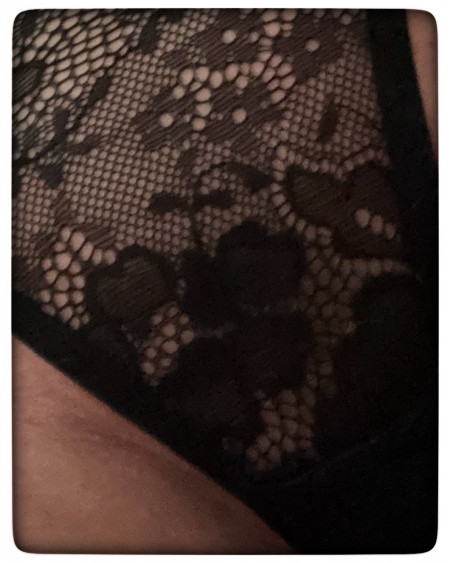 Spitzen Slip schwarz 