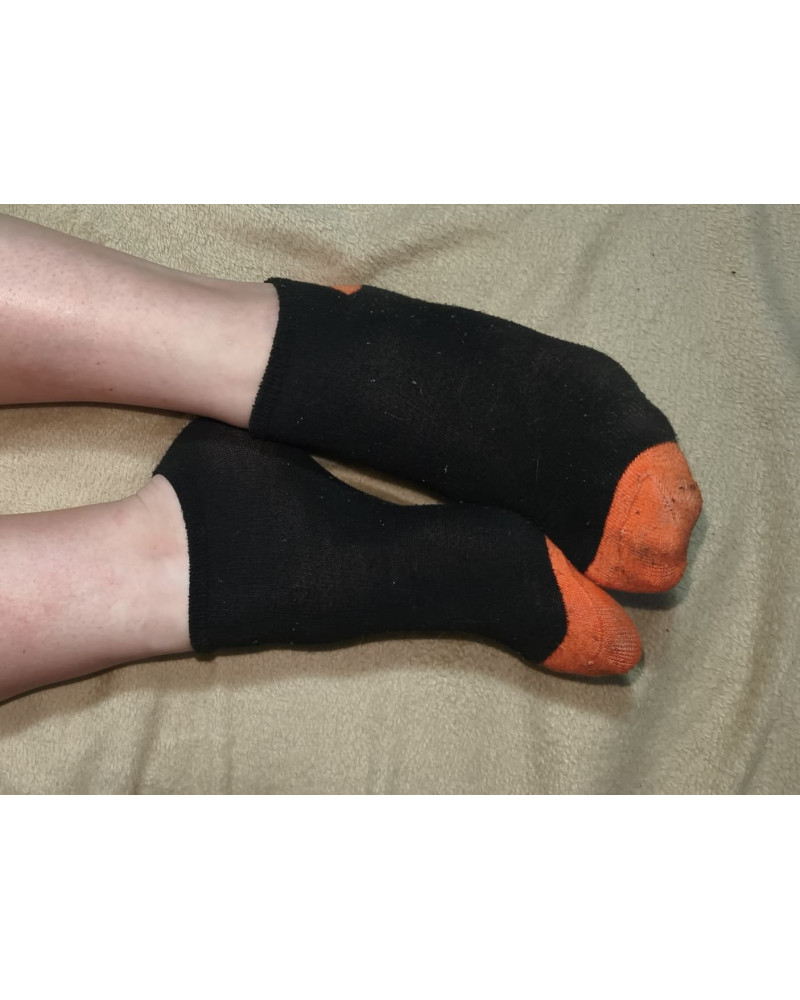 getragene Socken