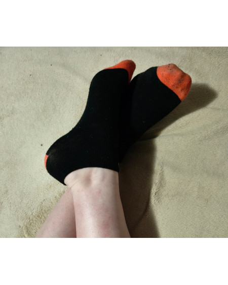 getragene Socken