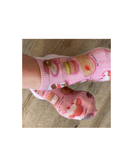 Niedliche Rosa Sneaker Socken 
