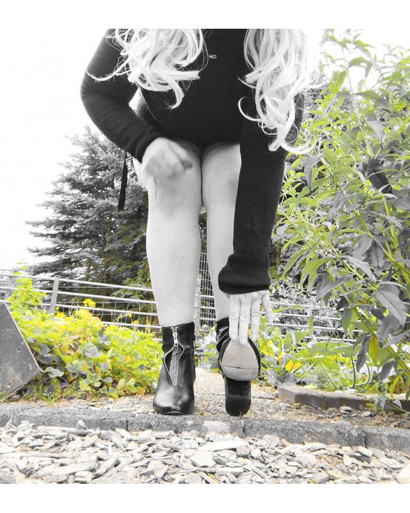 Schuhe mit Anweisungen 
