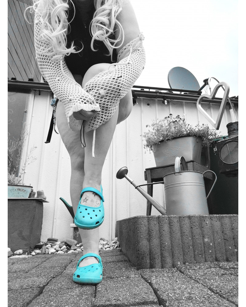 Schuhe mit Anweisungen 