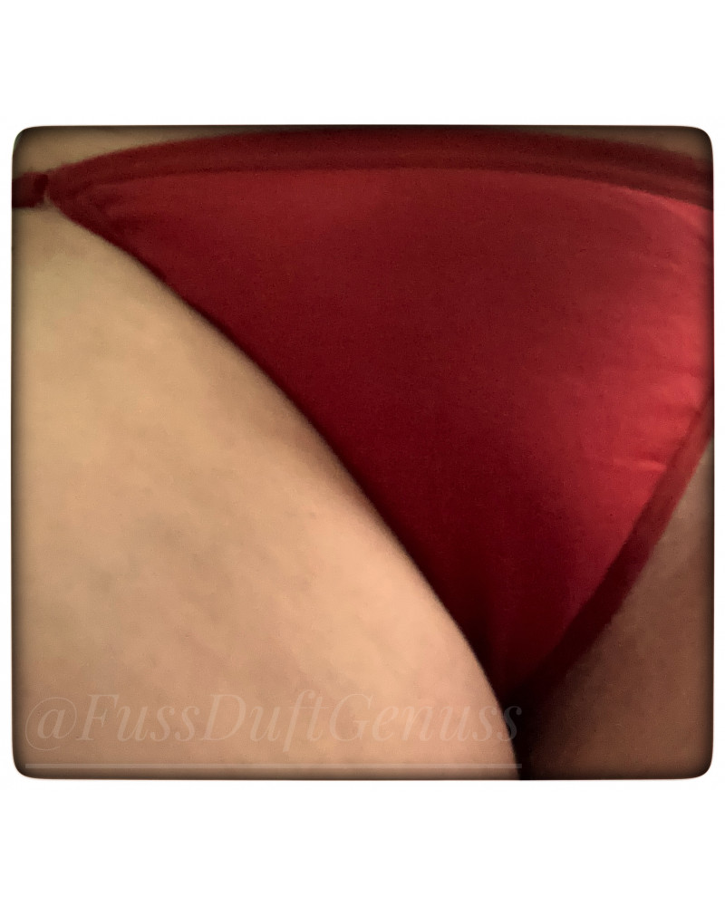 Tanga weinrot 24Std. getragen 