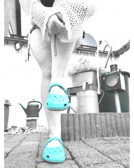 Schuhe mit Anweisungen 