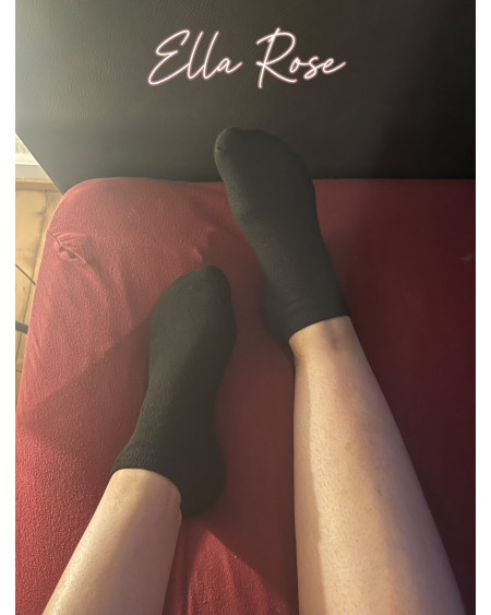 Getragenen Socken von Ella Rose