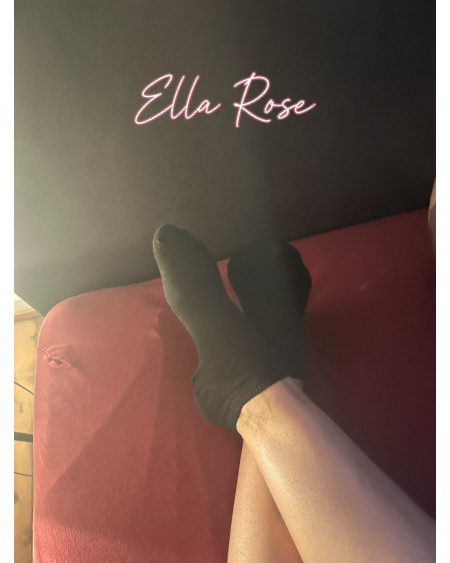 Getragenen Socken von Ella Rose
