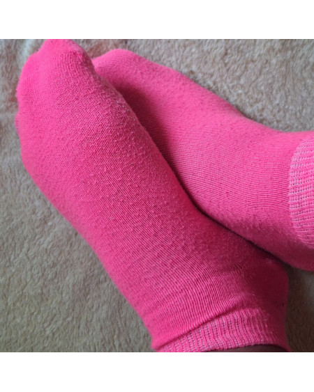 Fresh Pink Ankle Socks Worn 1 Day 