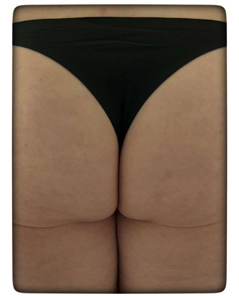 String in schwarz 48 Std. getragen 