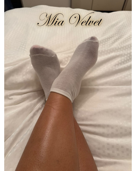 Getragene Socken von Mia Velvet