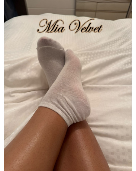 Getragene Socken von Mia Velvet