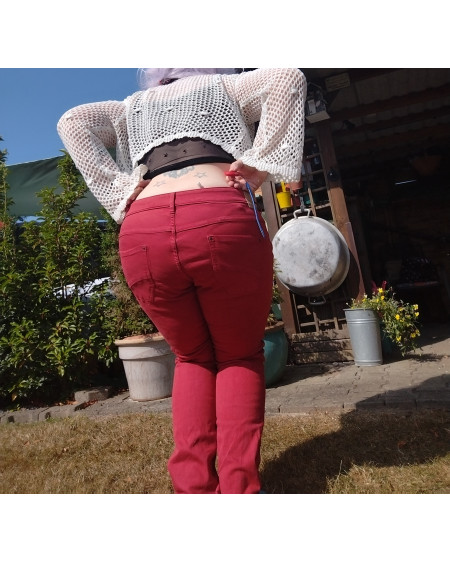 Durchgepinkelte jeans 