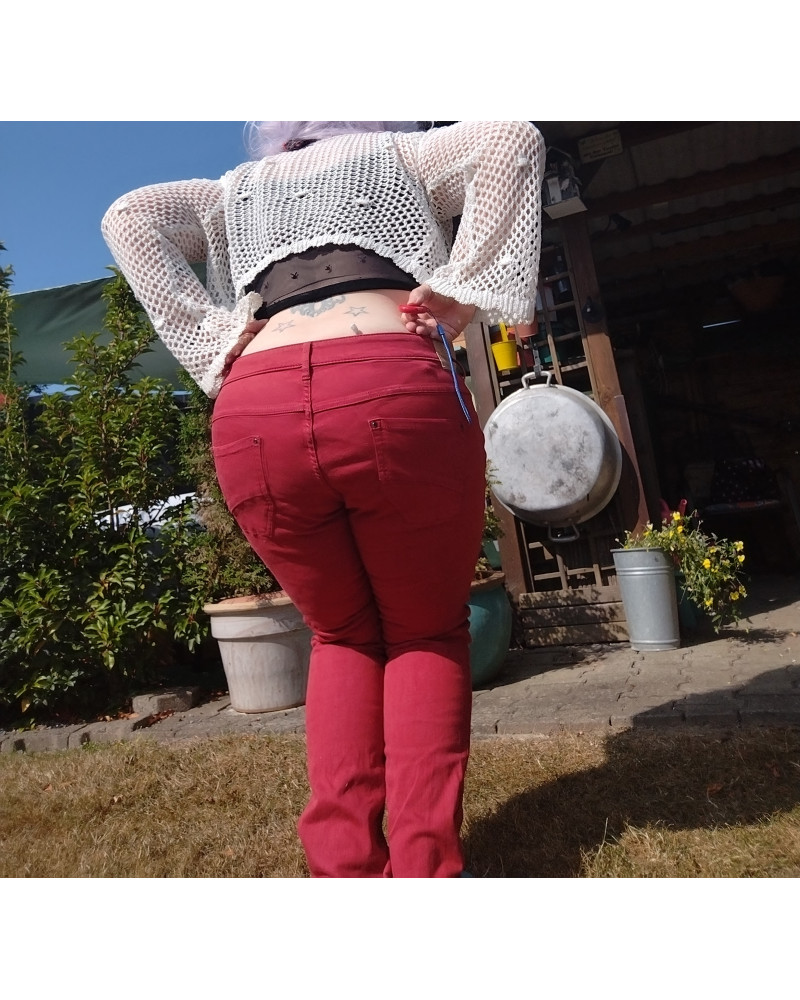 Durchgepinkelte jeans 