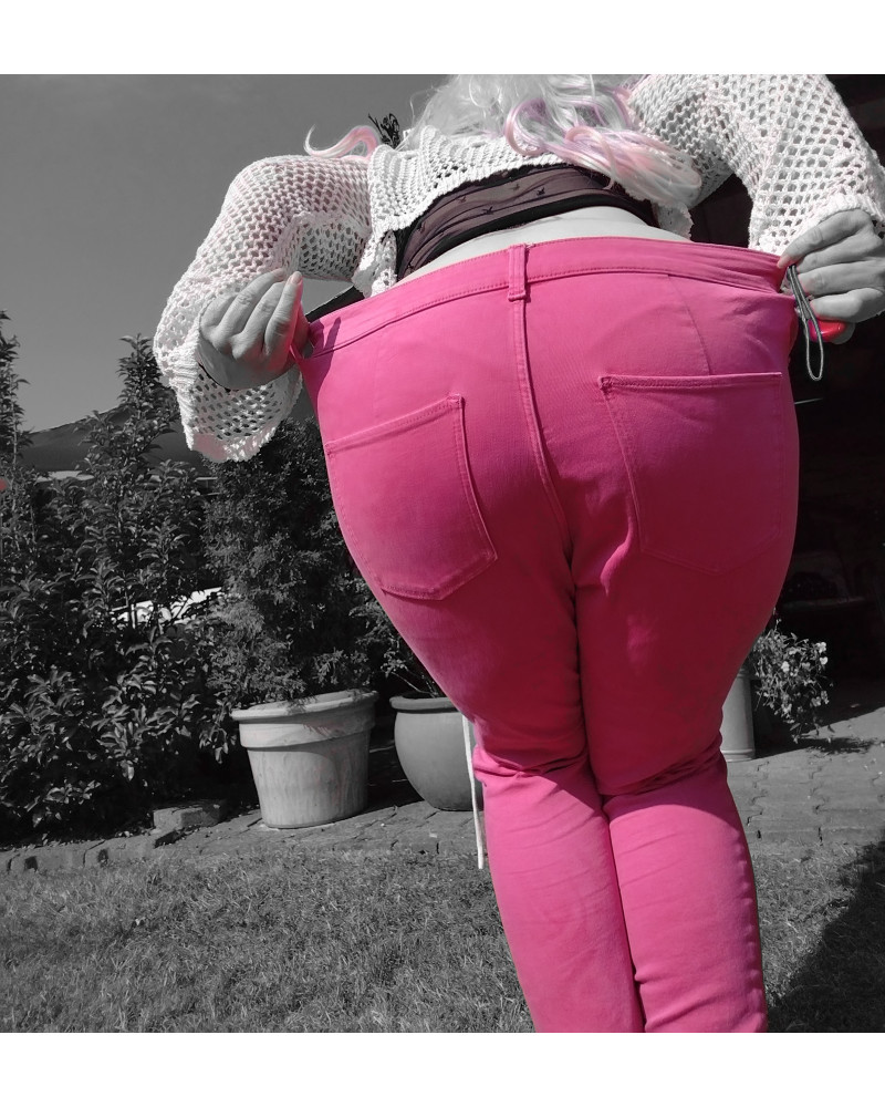 Durchgepinkelte jeans 