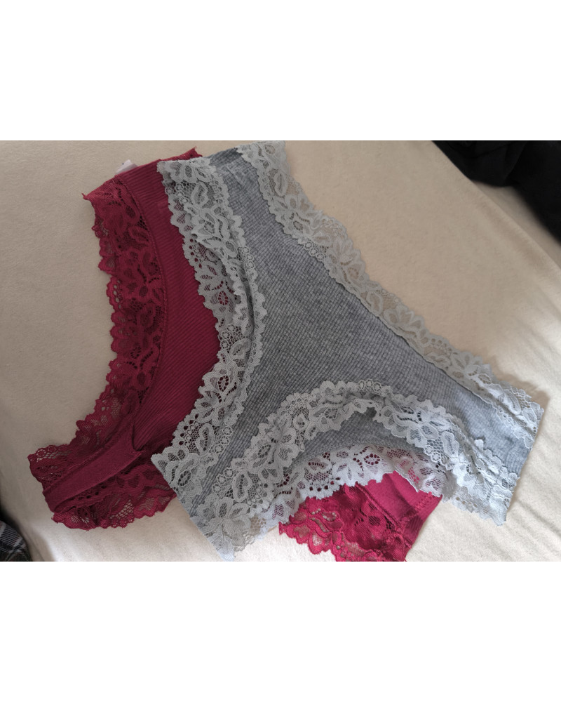 Slips mit Spitze 