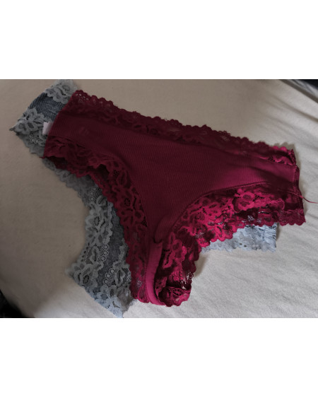 Slips mit Spitze 
