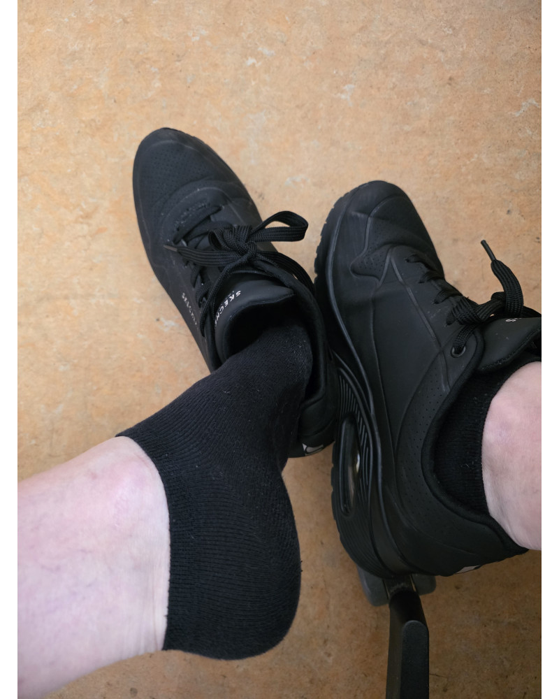 1 Woche Sneakerssocken schwarz