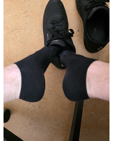 1 Woche Sneakerssocken schwarz