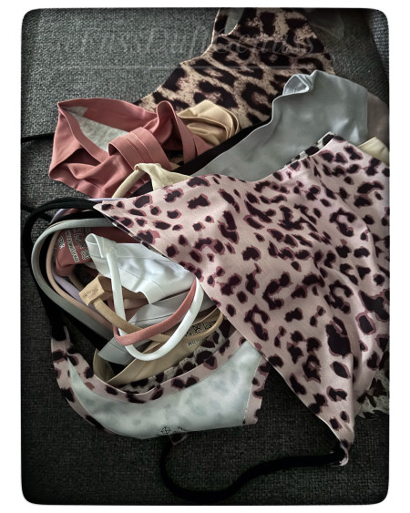 Nylonstrumpfhose +Slip meiner Wahl + Tragefotos 7 Tage getragen 