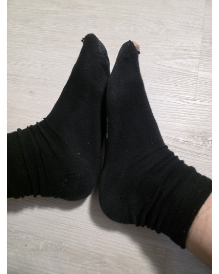 Meine ewig getragen Socken mit Löchern mindestens 14 Tage getragen 