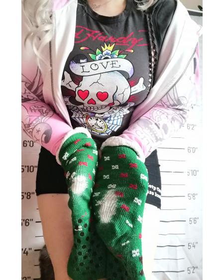 Socken mit Anweisungen 