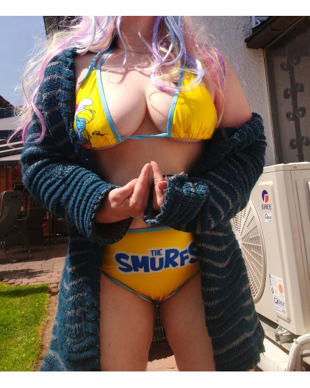 Bikini statt Unterwäsche 2 Tage getragen 